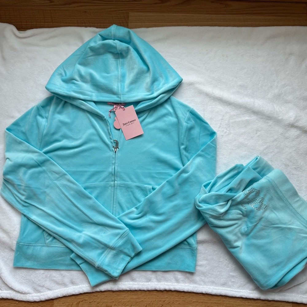 New juicy couture crystal blue tracksuit X-Large - Picture 5 of 5